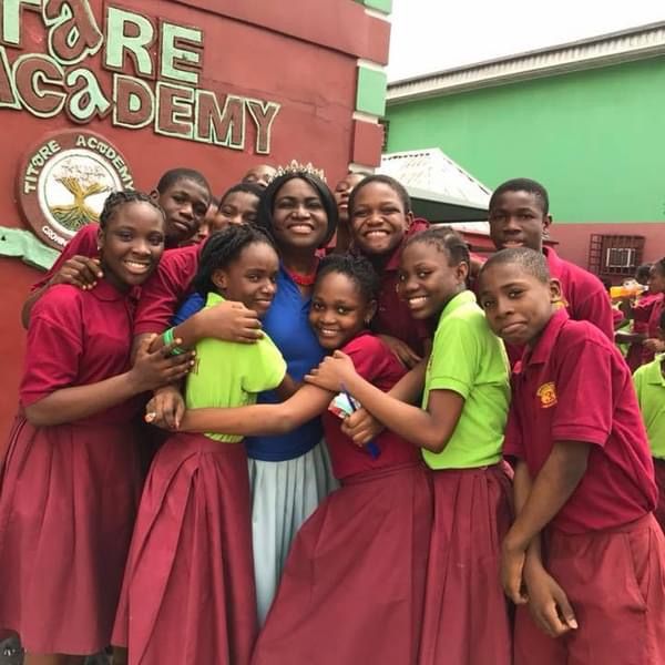 Scholarship Students in School Uniform