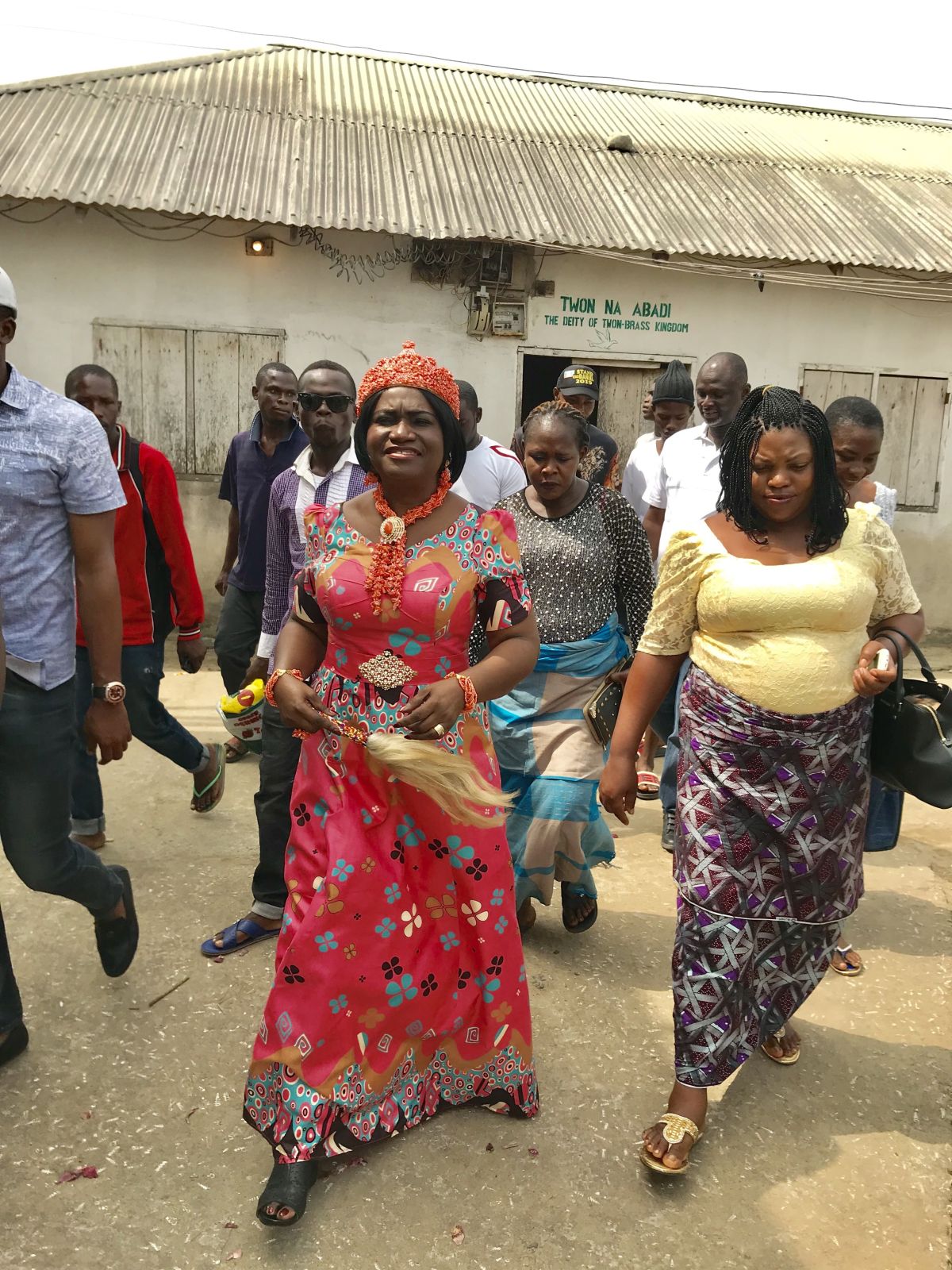 Her Majesty Visiting Twon Brass Kingdom